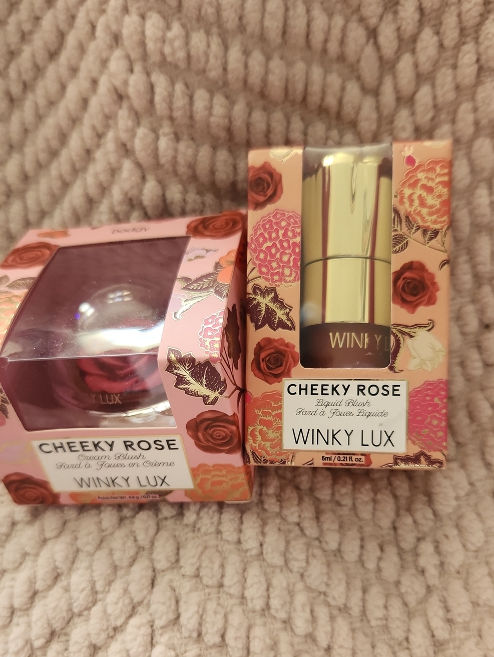 WINKY LUX Cheeky Rose Liquid & Cream Blush Duo - Rose Pink